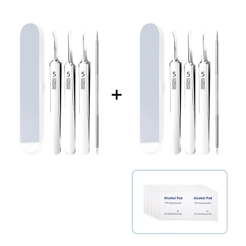 Mitesserentferner-Werkzeugset aus Edelstahl