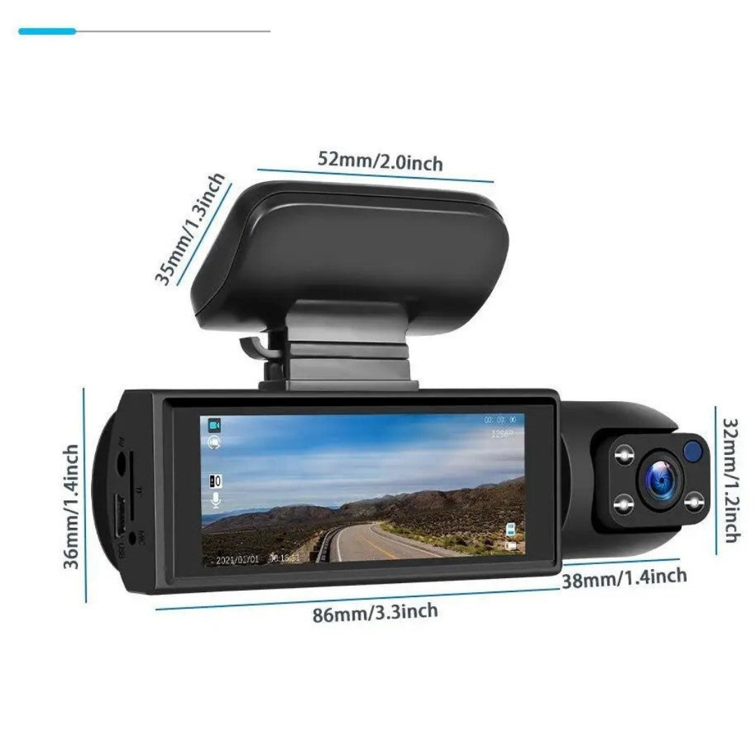 Lush DriveView Pro | Double lens for full coverage