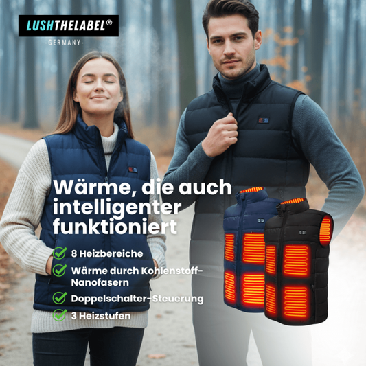 Beheizte Weste mit 9 Heiz-Zonen