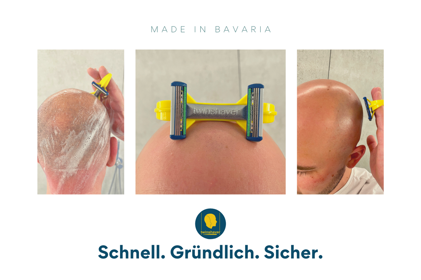 Twinshaver – Das Original – Inklusive 4 Ersatzklingen