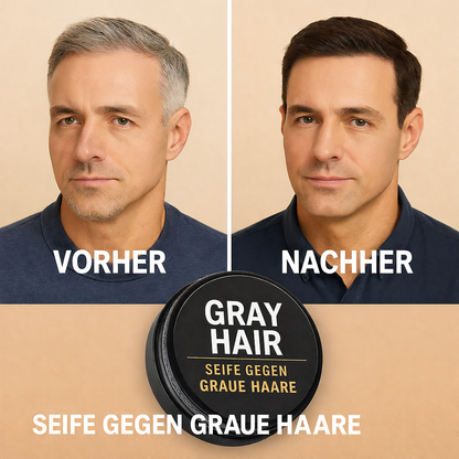 Grey Gone Shampoo Bar | Verabschieden Sie sich in wenigen Minuten von grauen Haaren