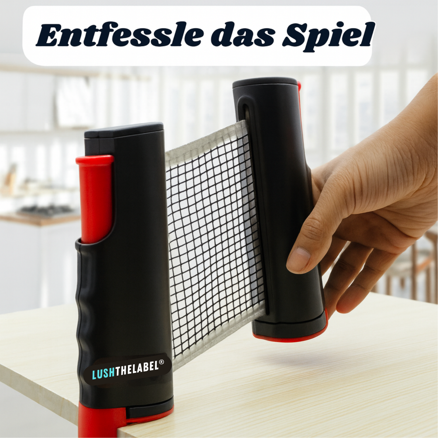 Der Lush Tischtennistisch | Verwandeln Sie jeden Tisch