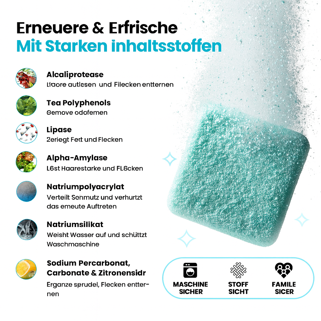Lush Waschmaschinenreiniger Pro | Frische Wäsche garantiert