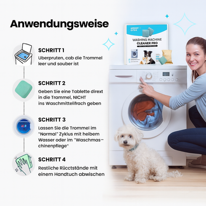 Lush Waschmaschinenreiniger Pro | Frische Wäsche garantiert