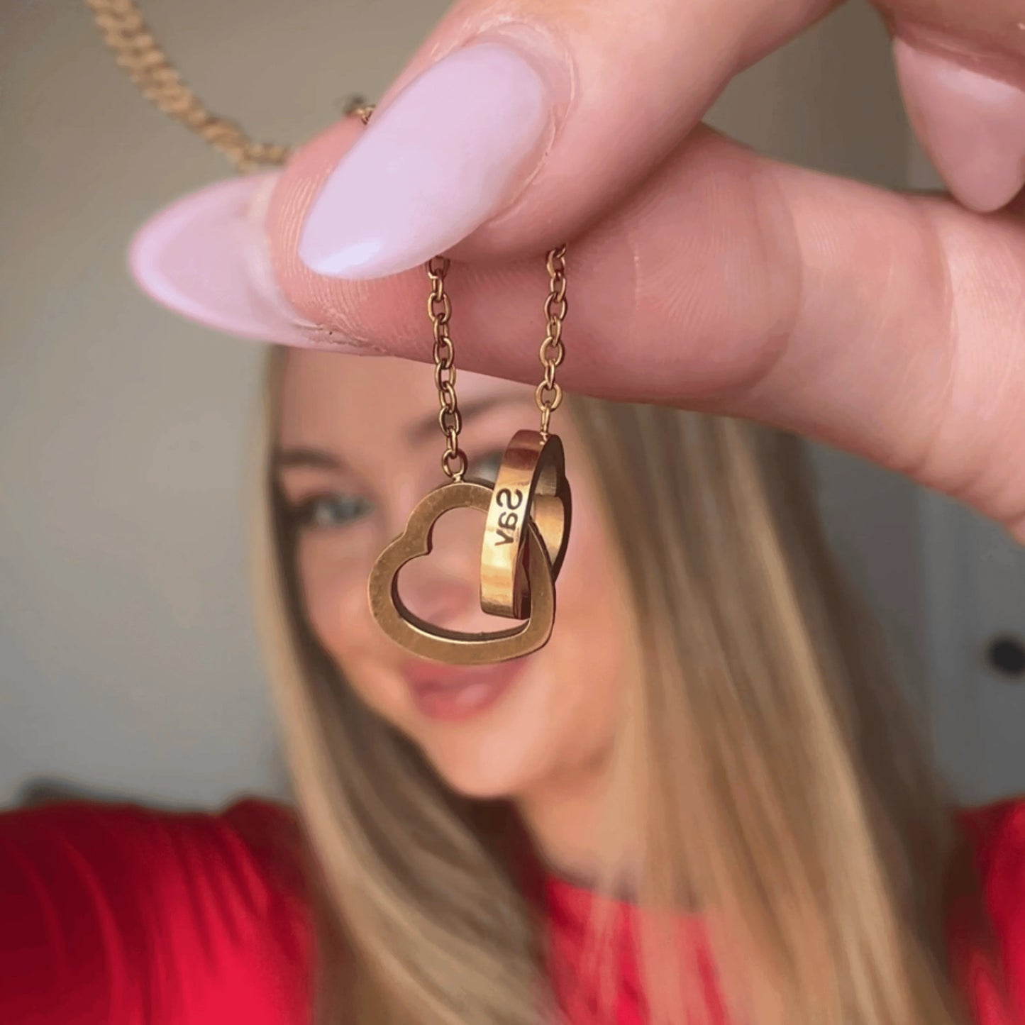 Ewige Rose mit Halsband