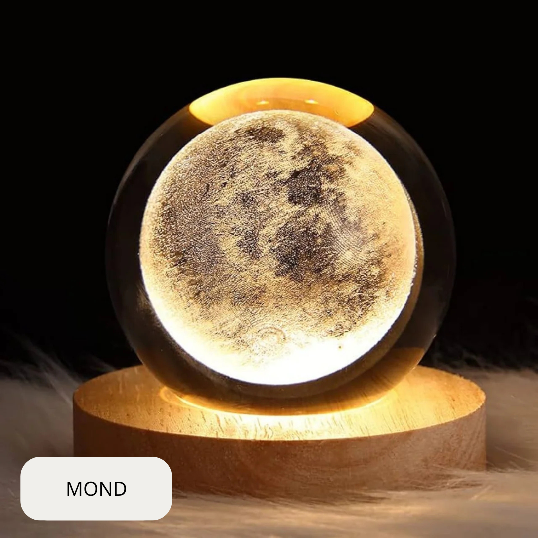 Beruhigende kosmische Lichter | Galaxie, Saturn, Mond