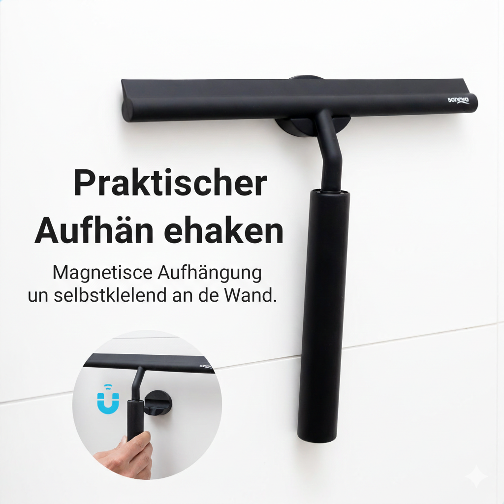 Ausziehbarer Duschabzieher