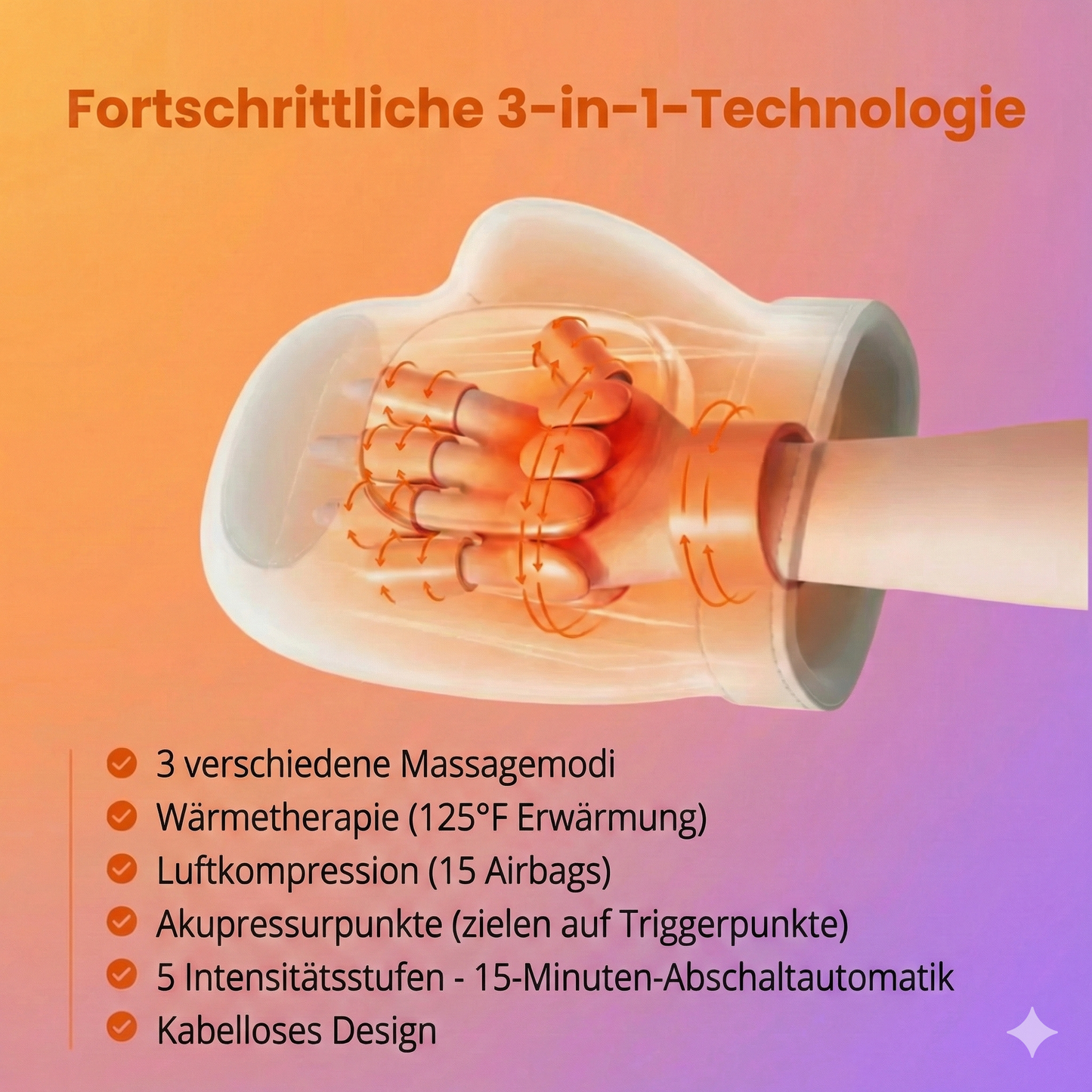 Lush Sense Hand Massagegerät