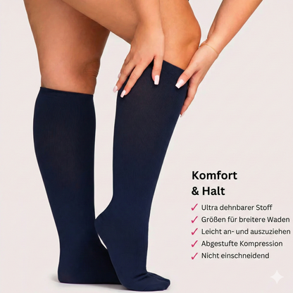 FlexSock™ Breite Kompressionsstrümpfe zur Schmerzlinderung