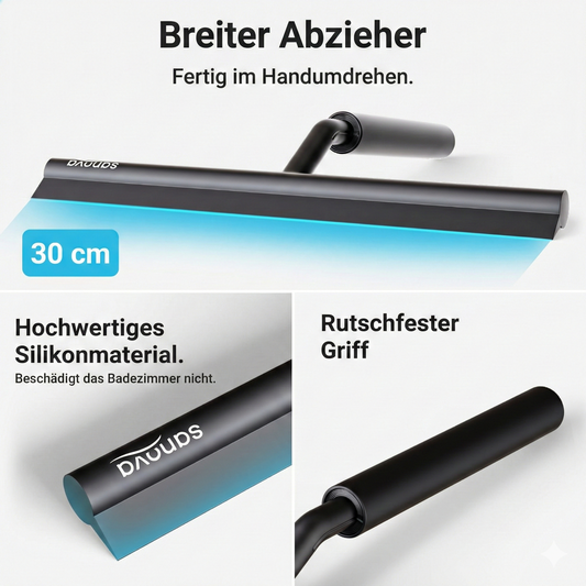 Ausziehbarer Duschabzieher