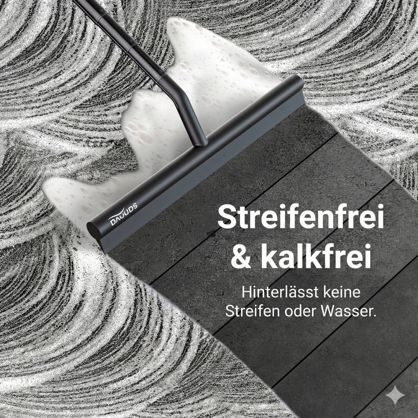 Ausziehbarer Duschabzieher