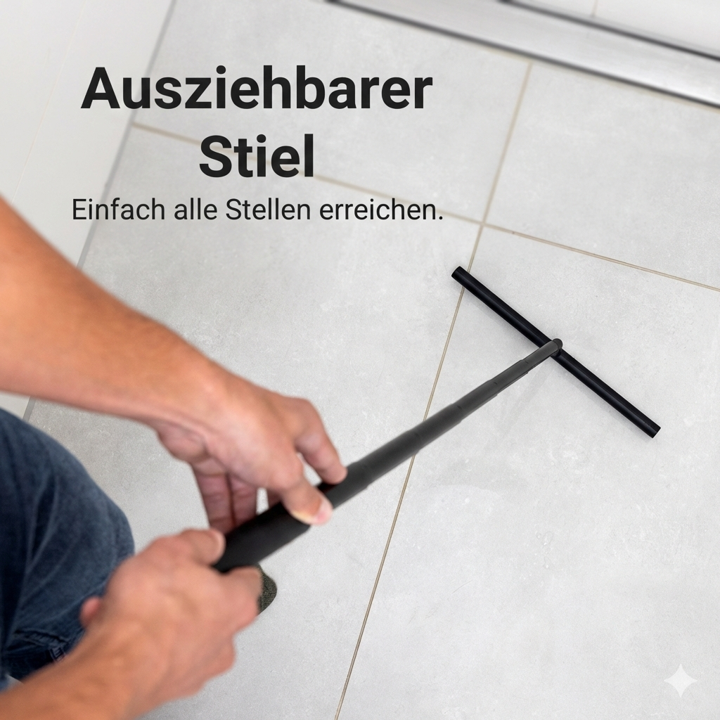 Ausziehbarer Duschabzieher