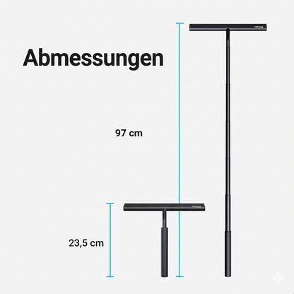 Ausziehbarer Duschabzieher