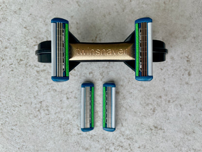 Twinshaver – Das Original – Inklusive 4 Ersatzklingen