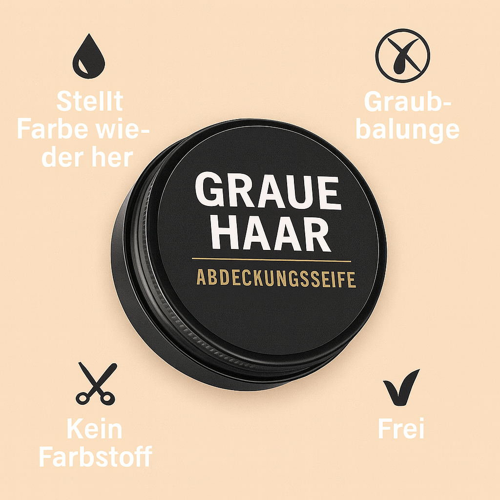 Grey Gone Shampoo Bar | Verabschieden Sie sich in wenigen Minuten von grauen Haaren