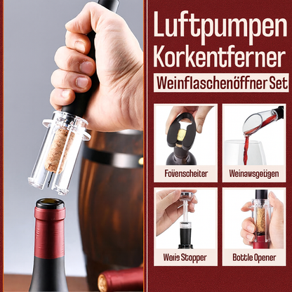 Lush | Luftpumpen-Korkenzieher-Weinöffner-Set