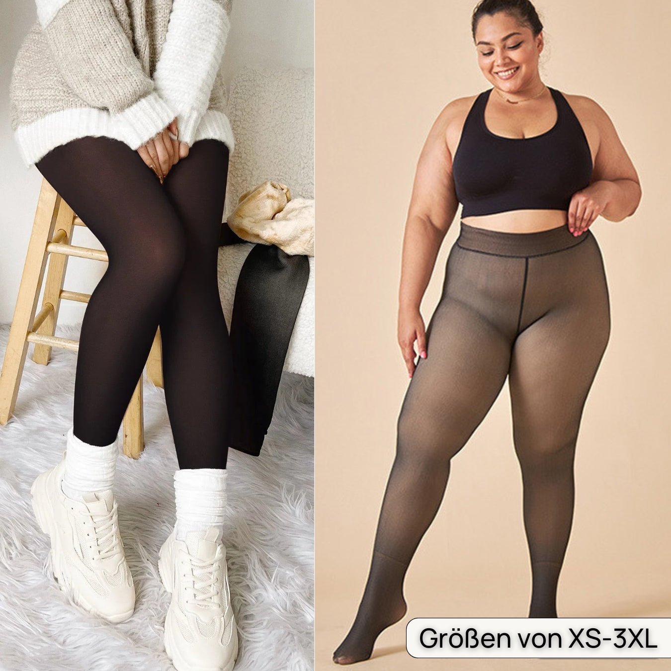 Premium Fleece Strumpfhose™ | Warm, Elegant &amp; Unglaublich Bequem