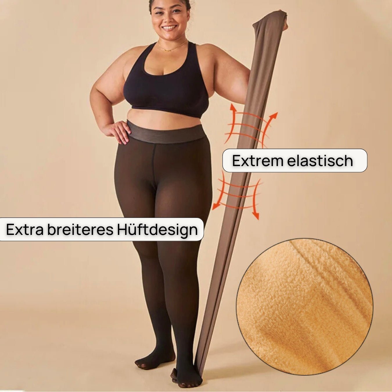 Premium Fleece Strumpfhose™ | Warm, Elegant &amp; Unglaublich Bequem