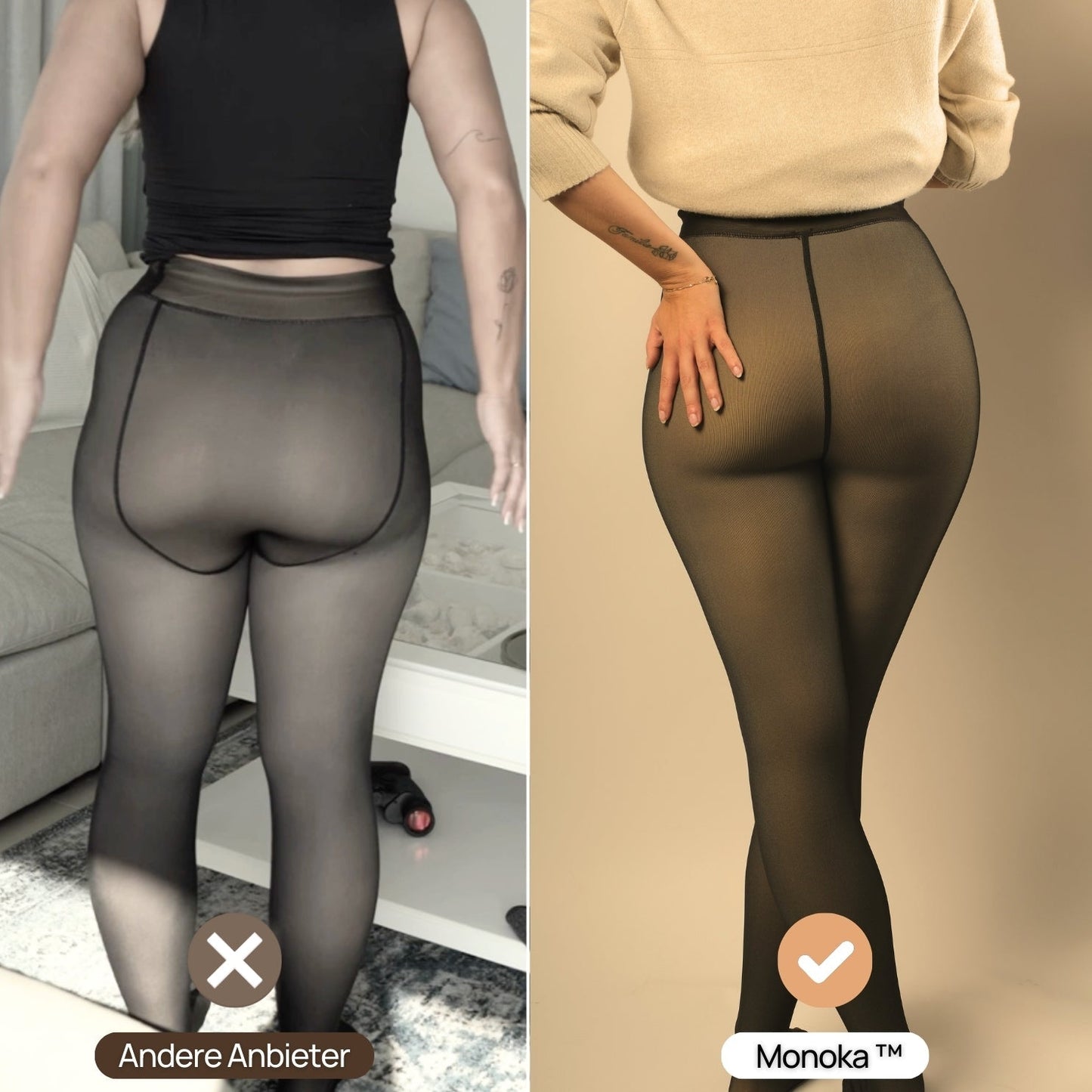 Premium Fleece Strumpfhose™ | Warm, Elegant &amp; Unglaublich Bequem