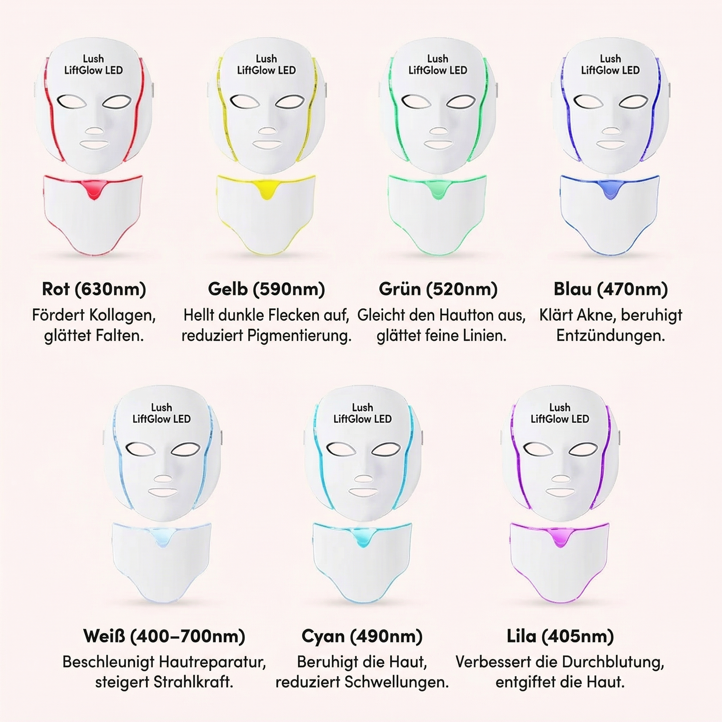 Lush LiftGlow LED- und Mikrostrom-Gesichtsmaske