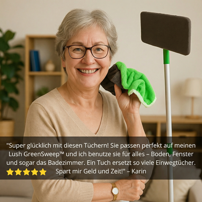 Lush GreenSweep™ – Wiederverwendbarer Mopp für Swiffer