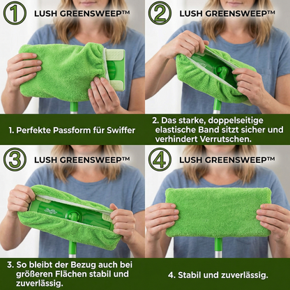 Lush GreenSweep™ – Wiederverwendbarer Mopp für Swiffer