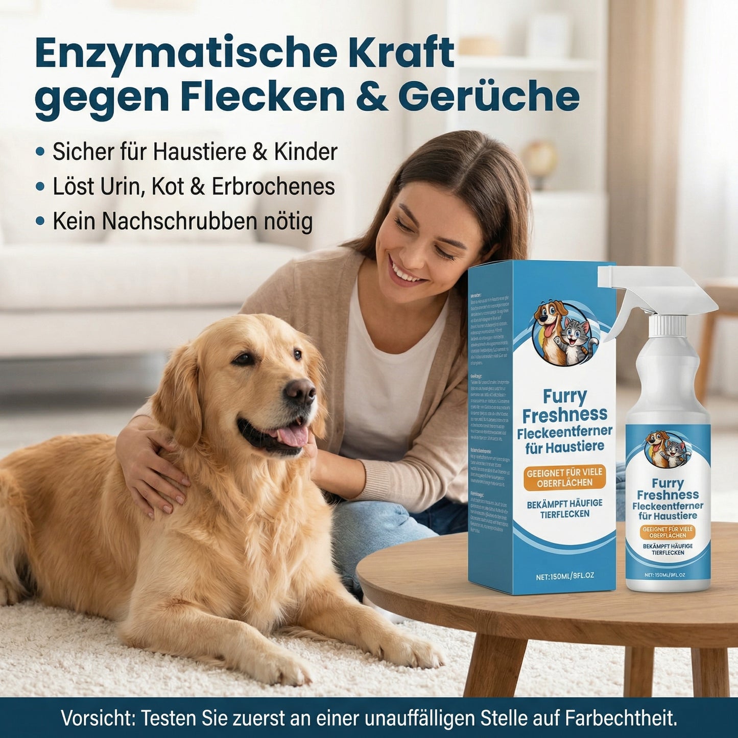 Furry Freshness Fleckenentferner für Haustiere