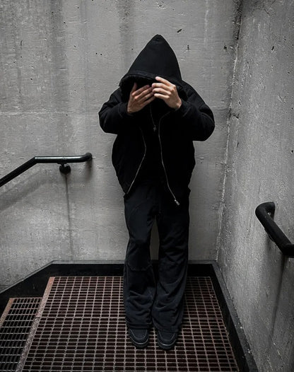 LUSH YETI FUR WENDBARE ZIP-HOODIE-JACKE